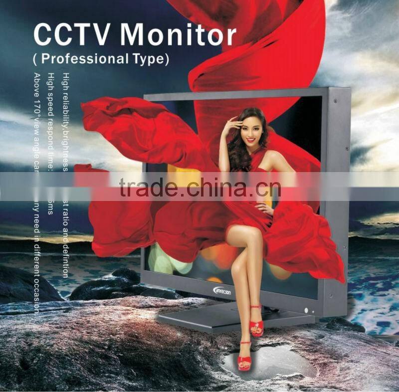 10.4 inch Rugged metal case cctv monitor for surveillance system
