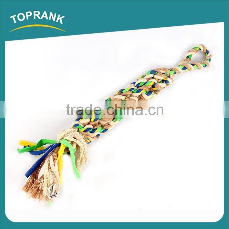 China wholesale rope bone shape dog toy chew, crochet dog toy bone