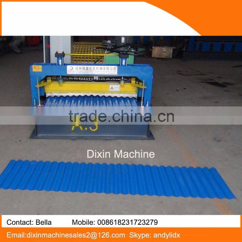 self-regulation cutting corrugated 850 Type Corrugated Metal roof and wall forming machine for building