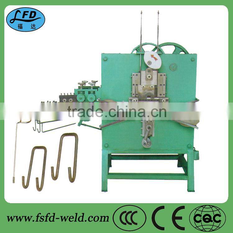 Cutting and bending machine curtain hook bending machine