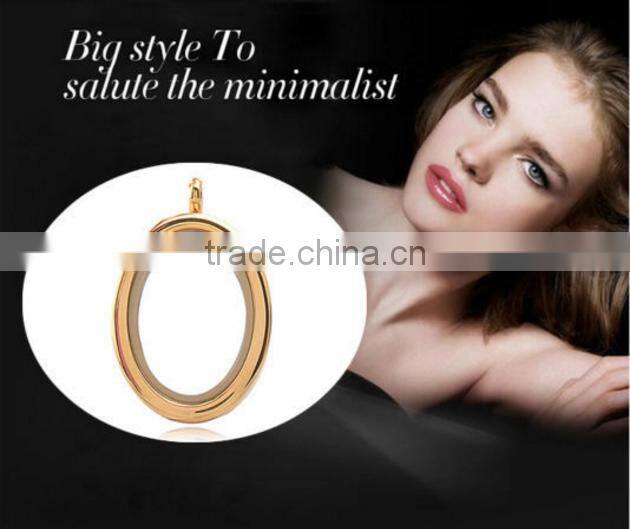 stylish locket,cheap oval shaped necklace locket,eco-friendly gold locket