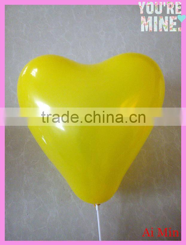 Wholesale heart shaped latex balloons for party decoration