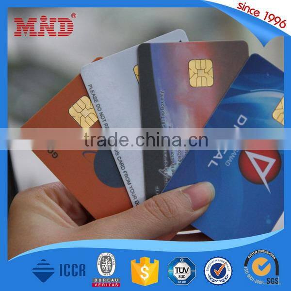 MDC22 iso7816 jcop pvc printable contact smart card factory price
