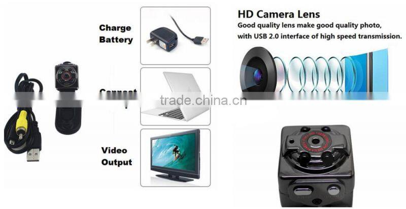 Hot Porducts 2017 SQ8 Smallest Cube Hidden Spy DVR Camera hd 1080P Micro Spia HDV camcorder Infrared Night Vision Digtal Cam