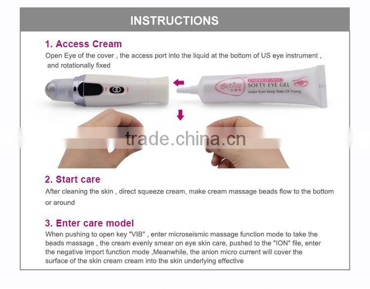 Best quality handheld multi-funcation eye massager with the scaffolds