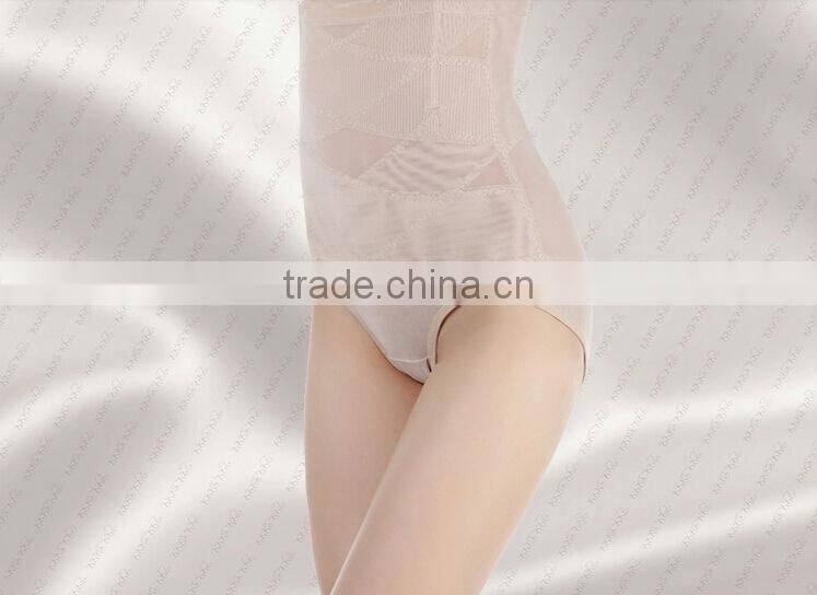 2014 New Design Women High Waist Tummy Control Body Shaper Briefs Slimming Pants Knickers Trimmer Tuck BLACK XXXL
