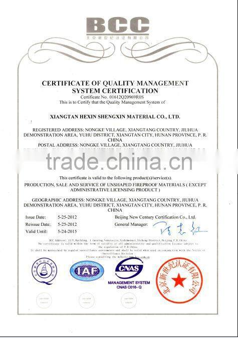 Refractory Patching Material acid spinel neutral corundum