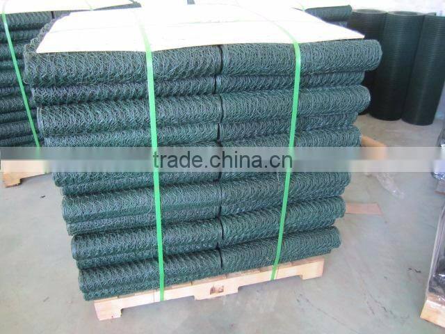 PVC coated hexagonal chicken wire mesh netting