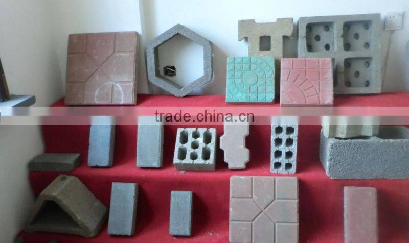 China QT10-15 Automatic Concrete Block Machine Production Line