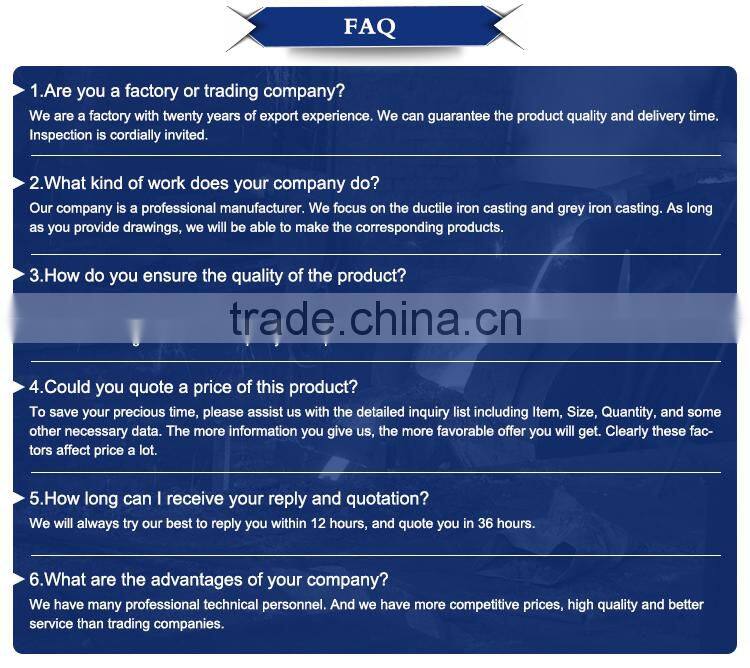 OEM Grey iron & ductile iron cast Factory price constructional transmissions steel casting valve body