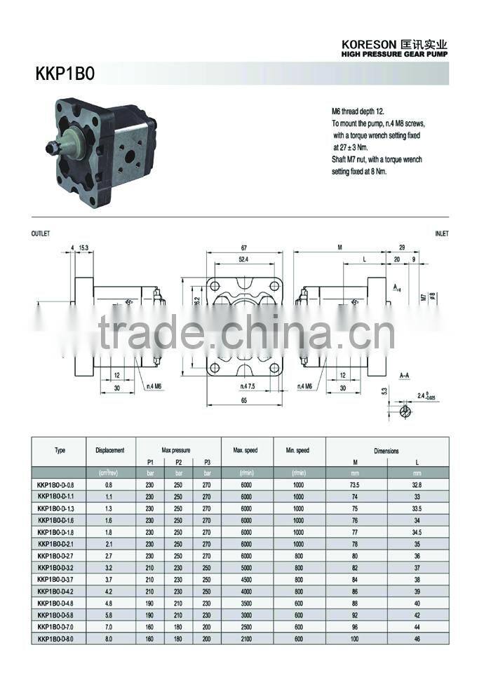 Group10 KKP1B0 micro pump high pressure