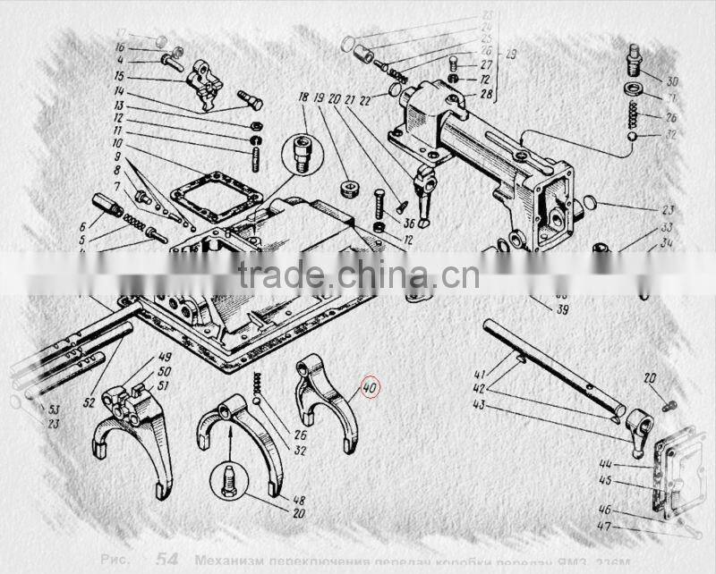 MAZ YAMAZ GEAR bracket
