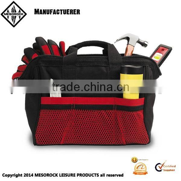 High quality durable garden tool bag with mesh pockets storage bag