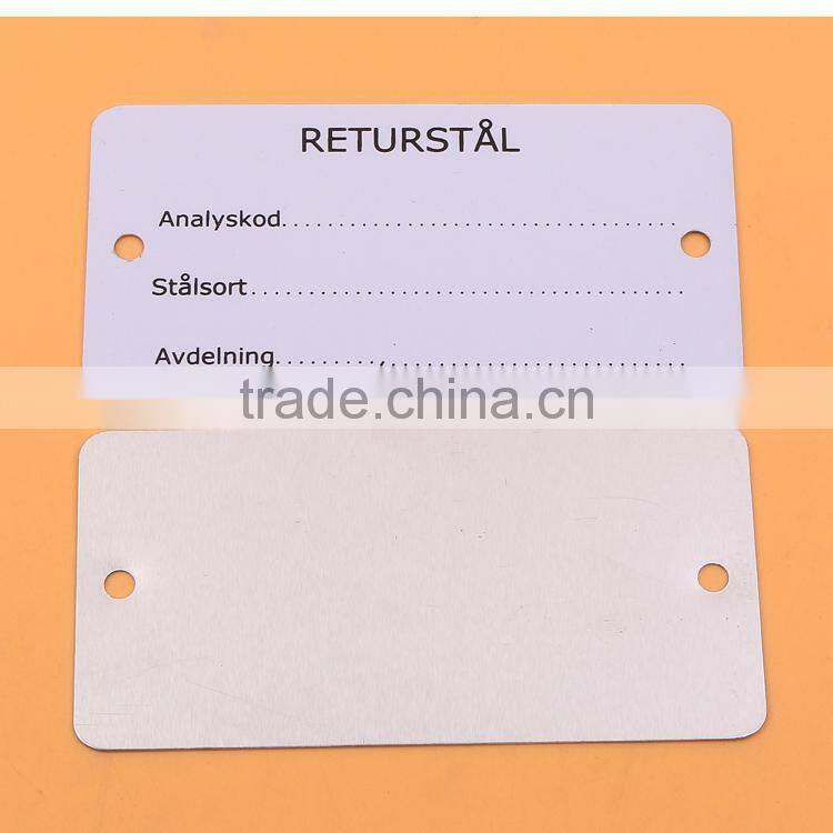 double-sided adhesive label printed