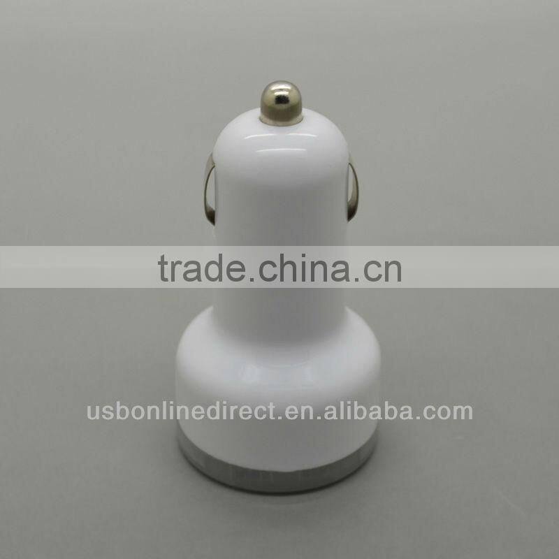 Dual USB Car Charger 5V 2A 2100Ma Dual 2Port USB Car Charger for Sansung S3 S4 HTC Apple Iphone 5 iPad 2 iPhone 3G 3GS 4g ipod