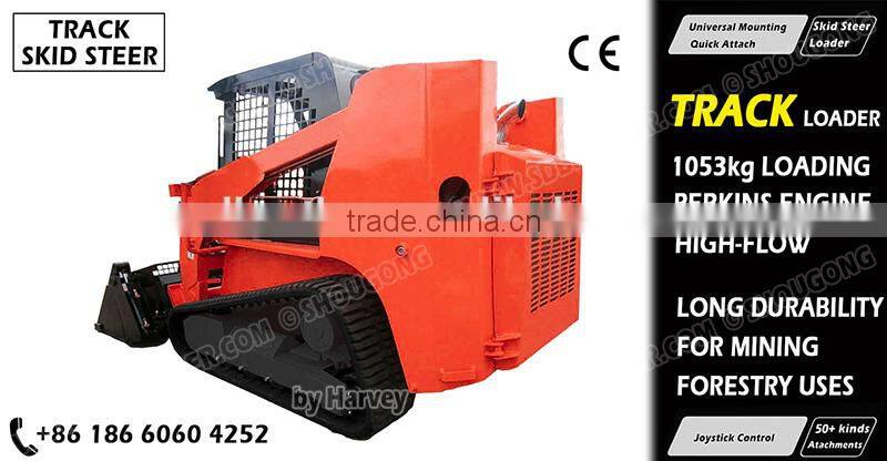 SGT160 Skid Steer Track 700kg Track Skid Steer Loader