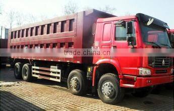 Quick delivery Sinotruk Howo 300hp 8*4 tipper trucks for sale