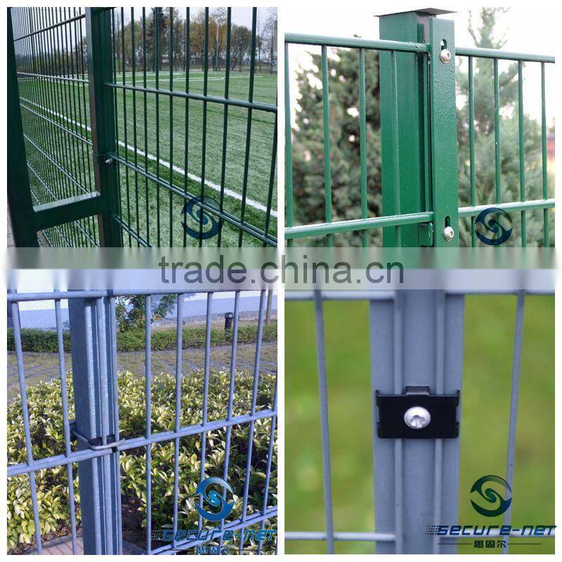 private garden use beautiful hot sale iron 8/6/8 double beam wire mesh fence