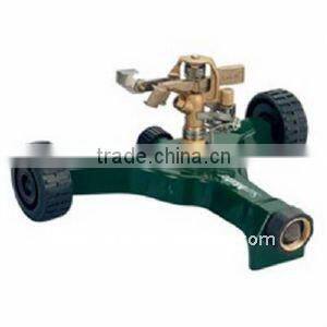 50FT coil garden hose with 2-function nozzle