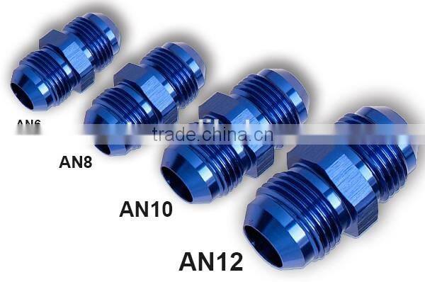 UNIVERSAL 12AN ALUMINIUM STRAIGHT MALE FLARE UNION FITTING ADAPTER