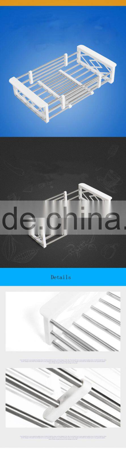 green large size kitchen sink drain basket Storage Bag hanging Faucet shelf