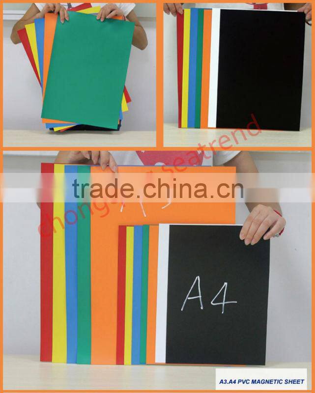 New promotional customized PVC coating printable strong adhesive magnet sheet