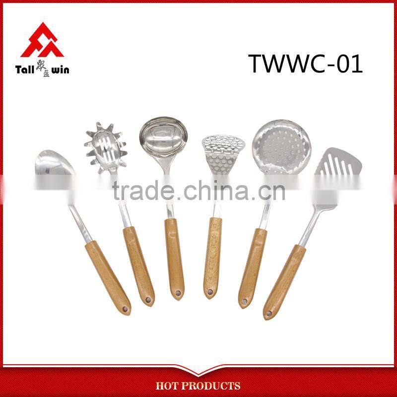 2015 china new design 6pcs stainless steel kitchen cookware set