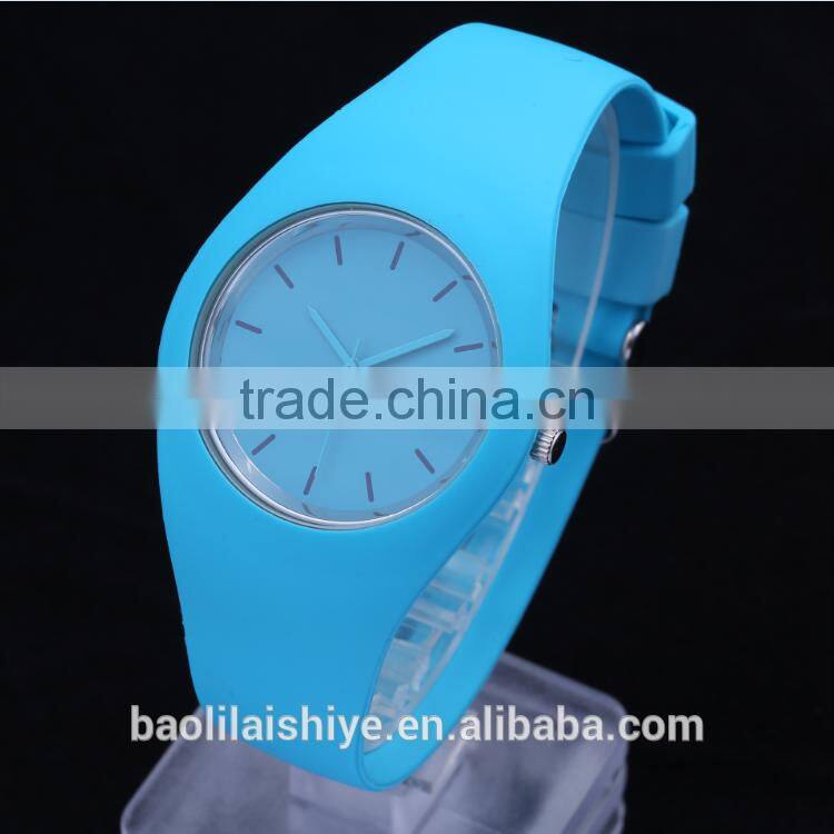 fashion silicone rubber wristwatch jelly silicone wristwatch unisex wristwatch