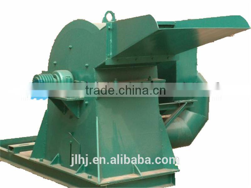 Wood Crusher /Wood Pulverizer Machine crushing Hard wood Wet Tree Branch