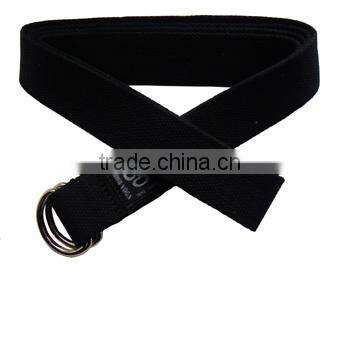 black cotton yoga belts