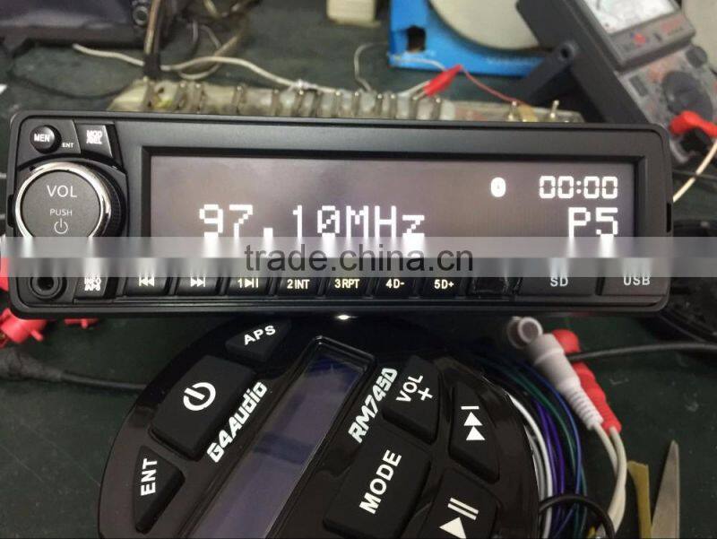 2017 One Din waterproof audio with DAB
