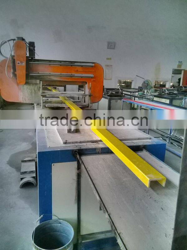 Yellow C-Channel FRP Pultruded Profiles