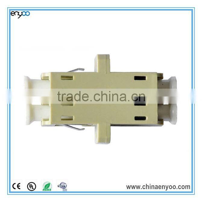 fiber coupler LC/LC simplex duplex ceramic sleeve,low profile,flange