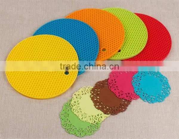 silicone cup pot grill lace mat pads tripod custom design induction cooker suitable