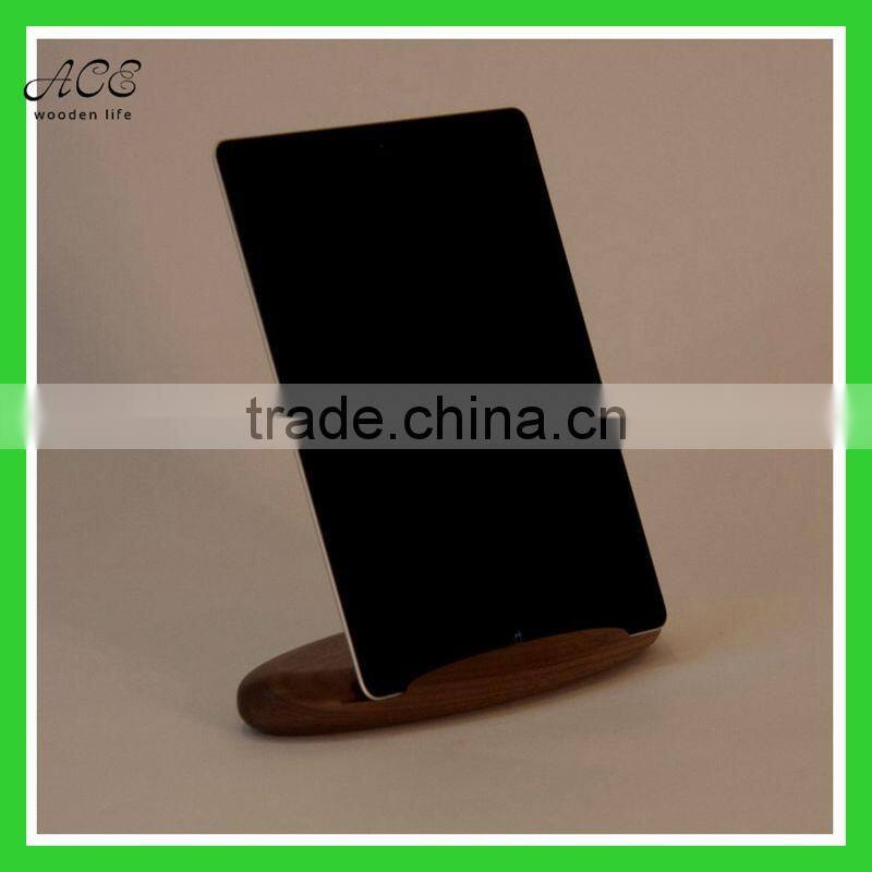 Solid wood IPAD stand Wooden ipad holder