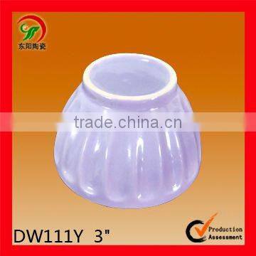 Factory direct wholesale 3 Inch custom purple stoneware bowl