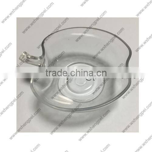 Cleverish portable cute transparent apple bowl plastic storage jewelry wedding box kit