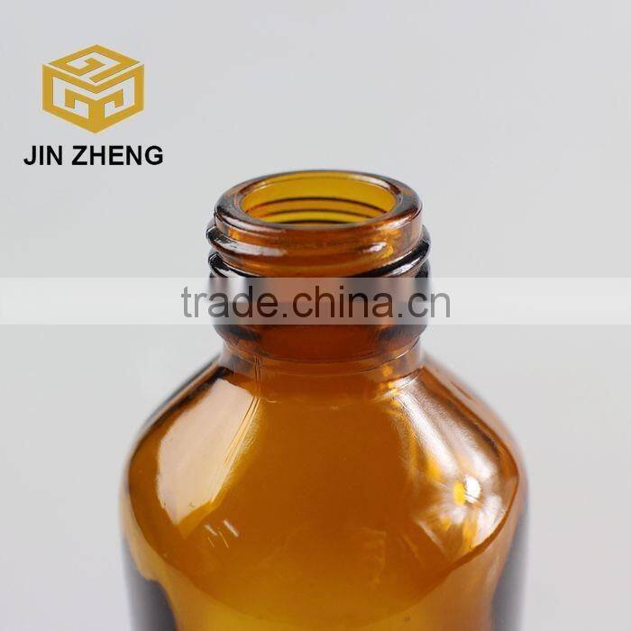 Wholesale 125ml amber glass pharmaceutical bottle with screw lid