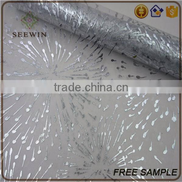 colorful beauty star sparkle 100% silk tulle organza fabric