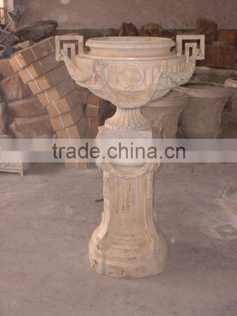 Alibaba assurance antique cast iron garden flower pot HS-P-185
