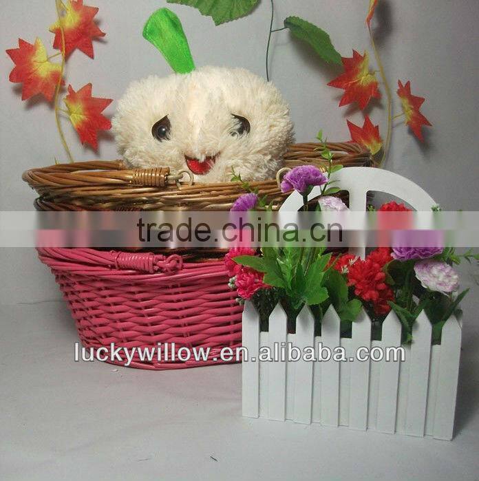 wholesale large wicker firewood basket
