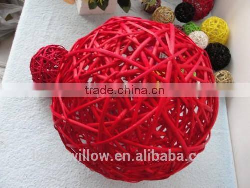 Cheap wicker rattan balls & Christmas decorative wicker balls