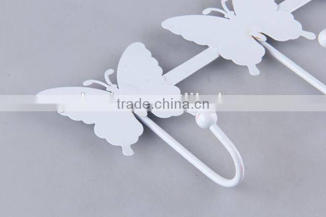 Butterfly shape iron hook