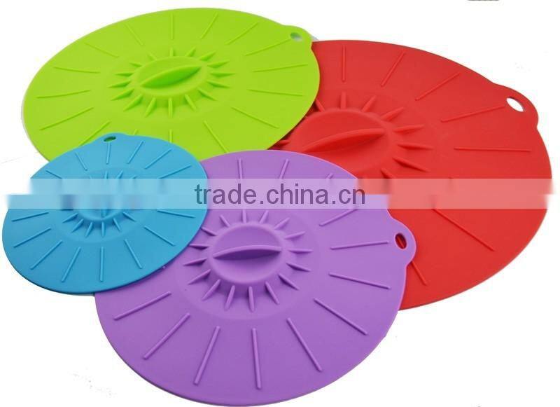 anti-slip food lid silicone suction lids