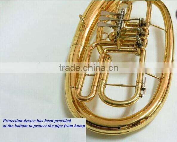 Rotary pistion Bb key baritone horn with carrying case