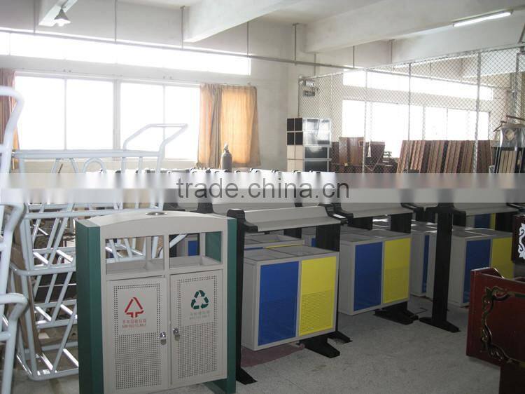 Wood Street Garden Long Bench with Backrest-HY-13