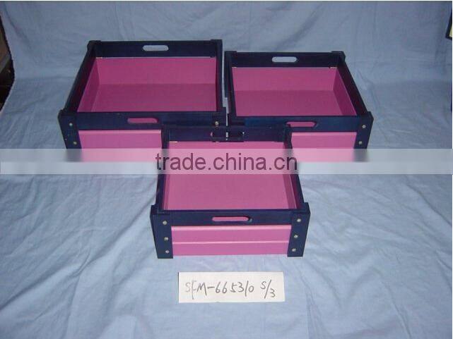 Wooden Farmers Fruit Vegetables Market Crates