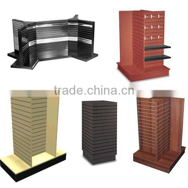 Custom Made Slatwall Display/ manufacturer with 20years experience/ advanced machine