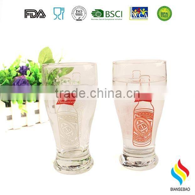 Cold color changing glass cup beer promotional gift