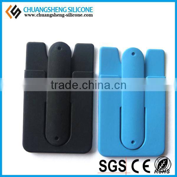 Hot selling promotion gifts 3M silicone cell phone sticker card holder